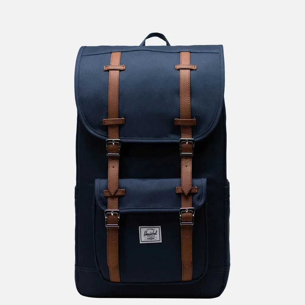 Herschel Little America rugzak 16 inch Navy bij Duifhuizen